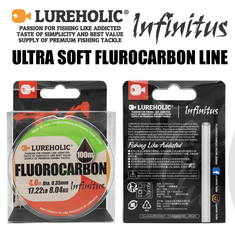 Fluorocarbon Line - Lureholic Infinity Utra Soft 100% Linha