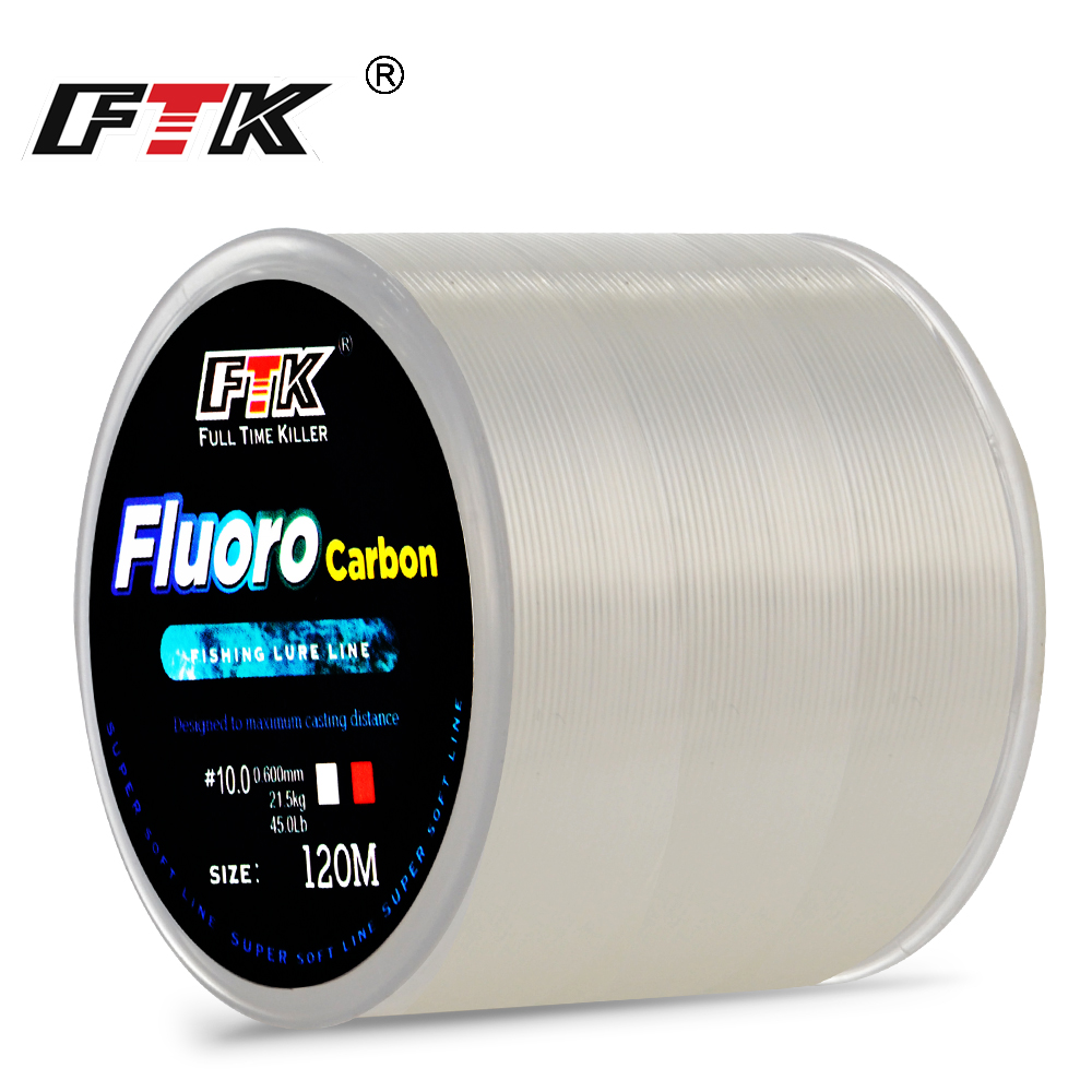 Fluorocarbon Line - Linha de pesca de ftk 120m