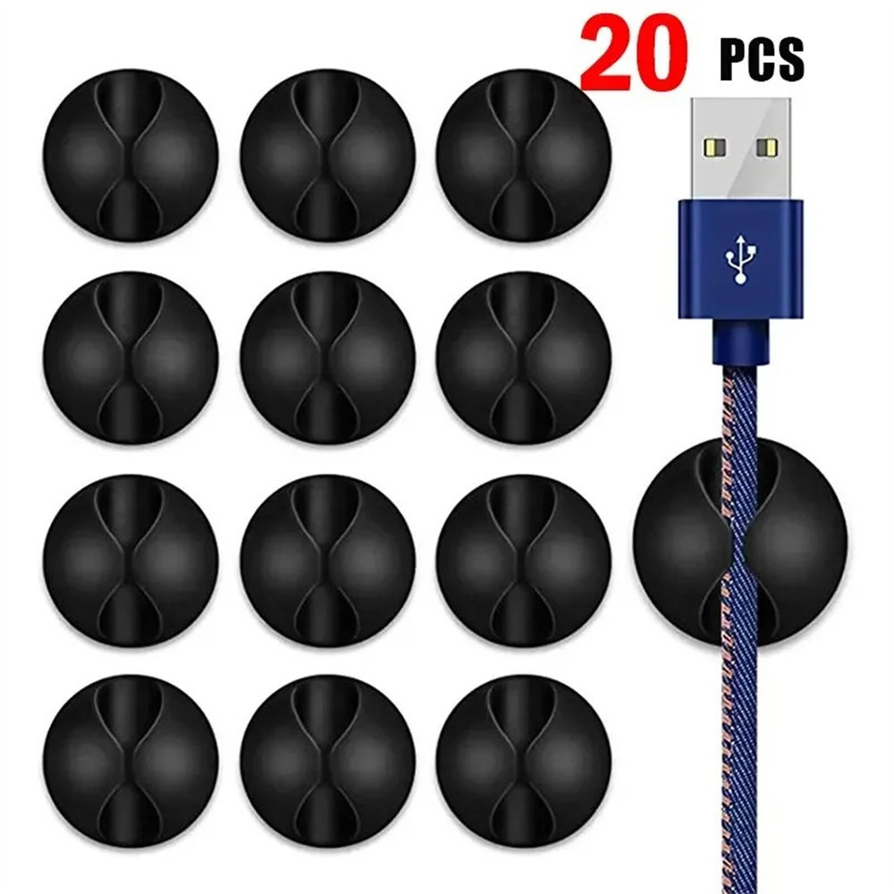 20 pçs cabo usb clipes de cabo - Tippet Line avaliação e preço