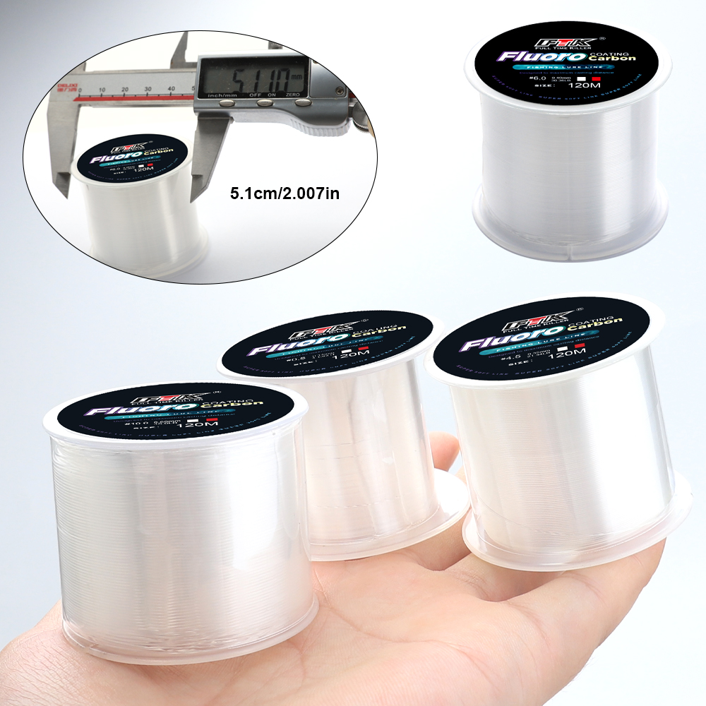 Linha de pesca de ftk 120m líd - Fluorocarbon Line avaliação e preço